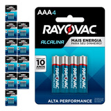 44 Pilhas Alcalinas Aaa 3a Palito Rayovac 11 Cart