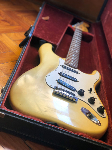Fender Usa Yellow Vintage Stratocaster Clásica De 1979