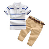 Pantalón Y Playera De Vestir Bebé Niño Elegante 1a - 2a - 3a