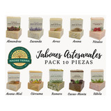 Jabón Natural Artesanal Kit 10 Piezas (paquete 3)