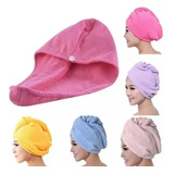 Pack X 3 Gorro Turbante Para Ducha Secador Protector Cabello