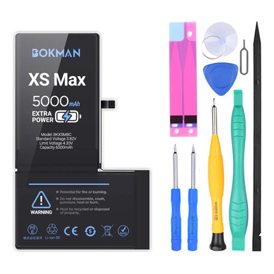 Batería Bokman 5000mah Para iPhone XS Max Con Kit De Instalación