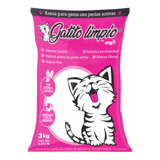 Arena Sanitaria Gatito Limpio Aroma Lavanda 30kg