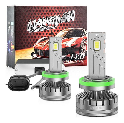 Kit Faros Luz Led H7 H11 H1 9005 9006 Canbus 36000lm 6500k