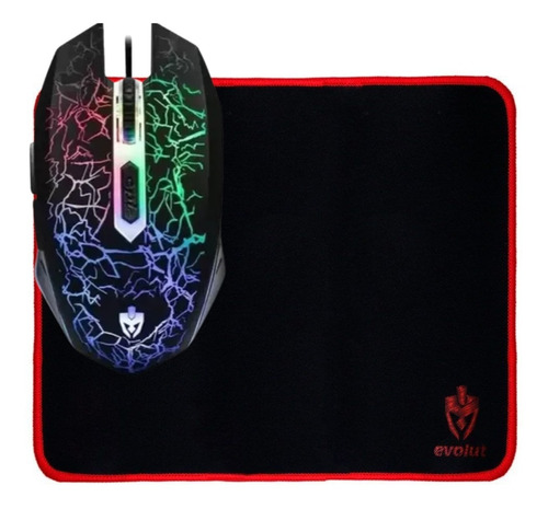 Mouse Gamer Barato C/ Mouse Pad Gamer Speed