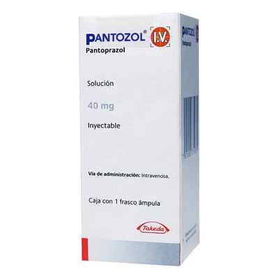 Pantozol I.v. Solución Inyectable 40 Mg\u002F10 Ml, 1 Frasco Ámpula + 1 Ampolleta Solvente 10 Ml | Envío gratis