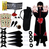 Kit Cosplay Akatsuki Bandana Zetsu + Anel + Colar + Porta   