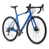 Bicicleta Ruta Giant Contend Sl 2 Disc 2023 Azul/gris Tamaño Del Marco 58 Cm