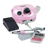 Torno De Uñas Nail Drill Profesional 30.000 Rpm Color Rosa