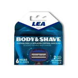 Recambio Body & Shave X6 Hojas - Unidad a $6283