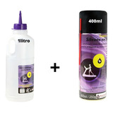 Kit Silicone Líquido Lubrificante Esteira E Em Spray