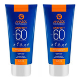 2 Protetor Solar Facial An Sport Toque Seco 60ml - Anasol