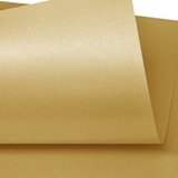 20 Folhas Papel Perolado Ouro Candy Color Dourado 180g A4