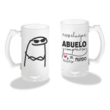 Tarro Cervecero, Flork, Frase Eres El Mejor Abuelo, 16oz