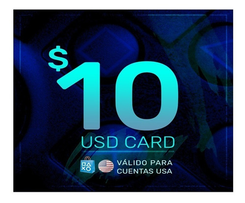 Psn 10 Dolares Usd Gift Card - Entrega Rapida
