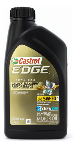Botella De Aceite Castrol Edge Sae 5w-30 Sintético