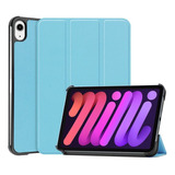 Capa Smartcase Couro Auto Sleep Para iPad Mini 6 A2567 A2568