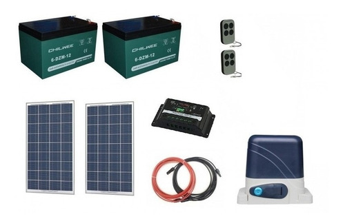 Porton Automatico 400kg + Kit Solar Autonomo Full / Impotec