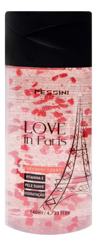 Sabonete Líquido Esfoliante Love In Paris 140ml Pessini