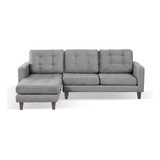 Sofa Chaiselong Izquierdo Napoles Tela - Latam Home