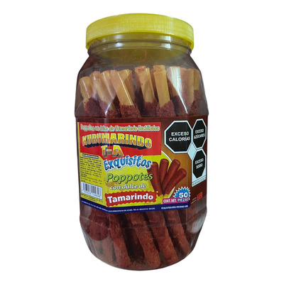 Banderilla Grande De Tajín Popote De Tamarindo 50 Pzs | MercadoLibre