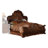 Acme Dresden - Cama Queen Con Paneles De Madera En Roble Ce.