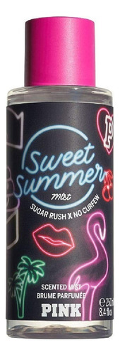 Spray Sweet Summer Fragance Mist Pink 250 Ml - Body Splash