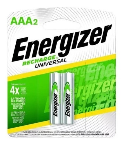 Pilas Recargables Aaa Energizer X2uds - Stg