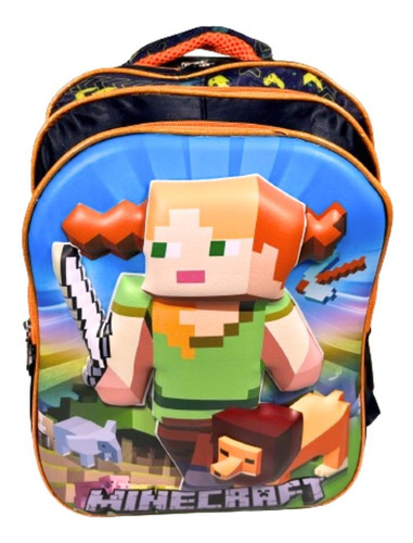 Mochila Infantil Escolar Para Menino Personagem 3d Reforçada