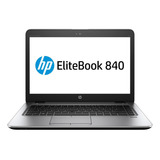 Notebook Hp Elitebook 840 G4 Silver 14 , Intel Core I5 7200u  8gb De Ram 256gb Ssd, Intel Hd Graphics 620 1920x1080px Windows 10 Pro