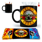 Taza Magica Tws Guns And Roses 325ml Banda Rock  Cafe