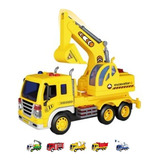 Juguete Camion Bombero Construccion Arenero 25cm Luz Sonido