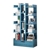 Librero Organizador Moderno Minimalista Decoración Kish Azul