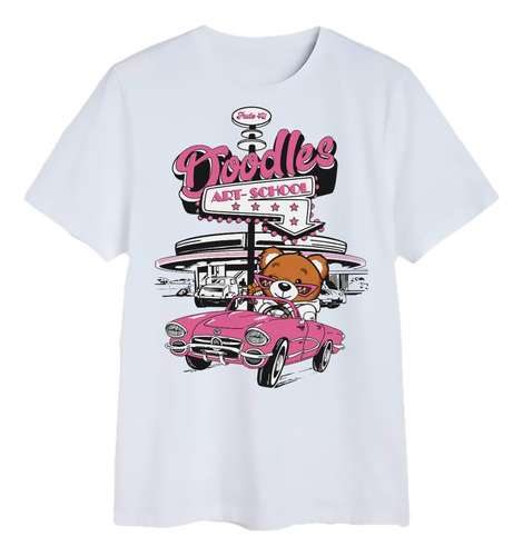 Polera Vintage Auto Kawaii Estilo Japones Otaku Algodon