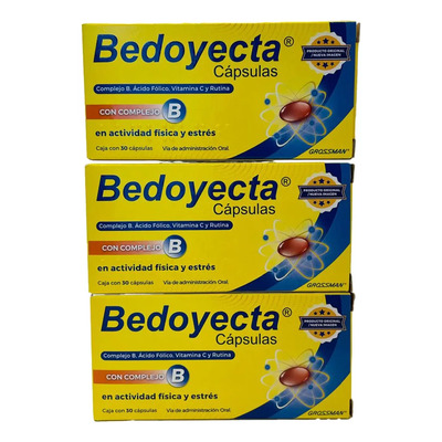 Bedoyecta Complejo B, Ácido Fólico, Vitamina C Ctcf1 | Envío gratis