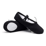 Zapatillas Media Punta Lona Y Gamuza Ballet Niña,yoga