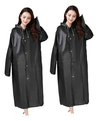 E Impermeable Hombre Lluvia Poncho Impermeable 2pcs Mujer