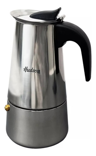 Cafetera Italiana 9 Tazas Hudson Inducción Acero Inox 