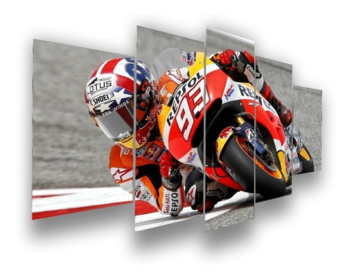 Quadro Decorativo Esporte Motogp Marc Marquez Repsol Honda