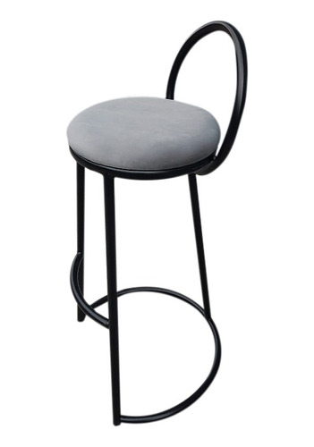 Silla Taburete Bar Dec Haus Metal-cuero 72x35 Cm J8-48