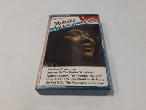 Mahalia Jackson Cassette 1975 Alemán Excelente Estado 8.5/10