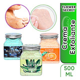 Crema Exfoliante Corporal 500ml Ácido Hialurónico + Colágeno