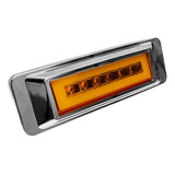 Plafon Rectangular Bisel Cromado 6 Led Camión O Trailer