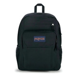 Mochila Jansport Casual Amplia Lap Top Union Pack Color Negro Diseño De La Tela Liso