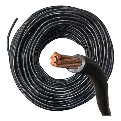 Cable Electrico Thw Calibre 6 50 Metros Argos Color Negro Cubierta Begr | Envío gratis