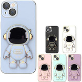 Funda Luxury Con Pie Astronauta Para iPhone 11 Pro Azul