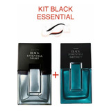 Kit C 2: Colônias Black Essential Night + Secret 100ml