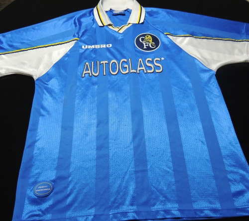 Camisa Chelsea Home 1996 #9 Vialli Tam. Gg Original