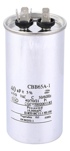 Condensador Cbb65 40uf 450v Condensador De Arranque Neumátic