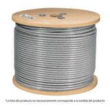 Cable Rígido Acero 3/32' Recubierto Pvc 300 M 48805